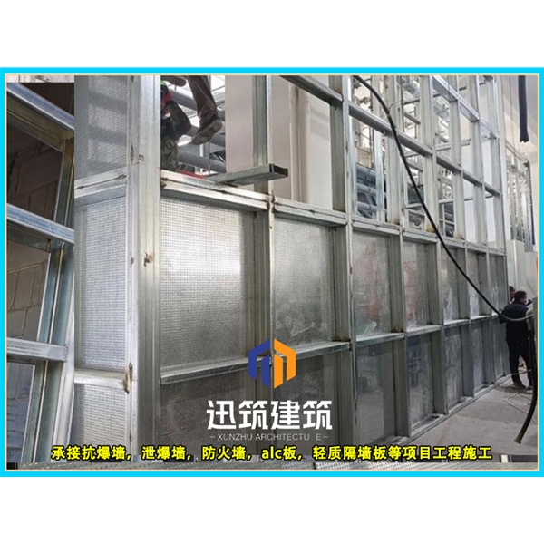 沈阳防火抗爆墙 耐火4h 抗爆压力值3mpa